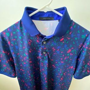 Greyson Mens size S - Wolf Forest Golf Polo